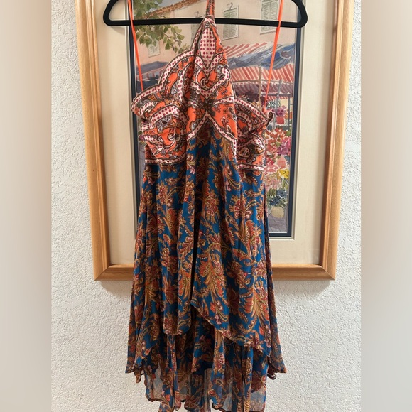 Anthropologie Dress / halter applique mini dress - Picture 4 of 5